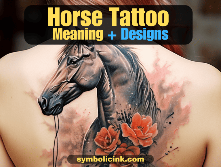 Powerful Meanings Behind Horse Tattoos+ Designs