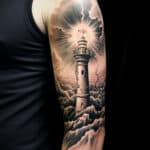 Shining Light: Unraveling the Meaning of Lighthouse Tattoos