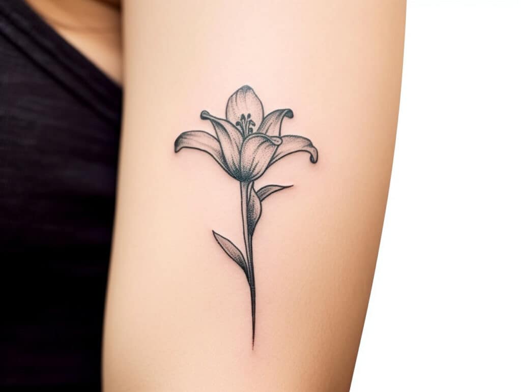 black lily tattoo meaning