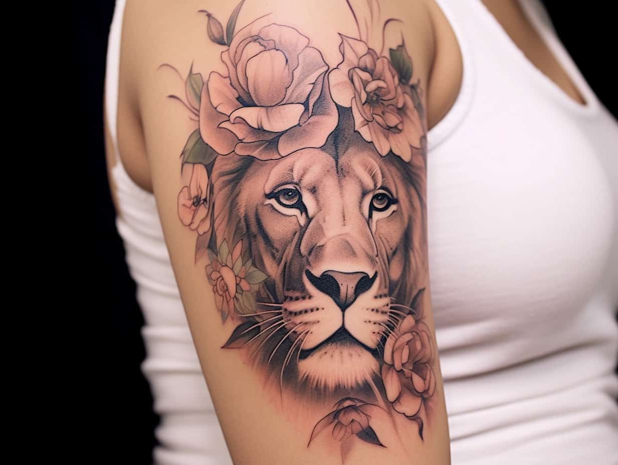 Lioness Tattoo Meaning Embracing Sisterhood, Power, and Strength