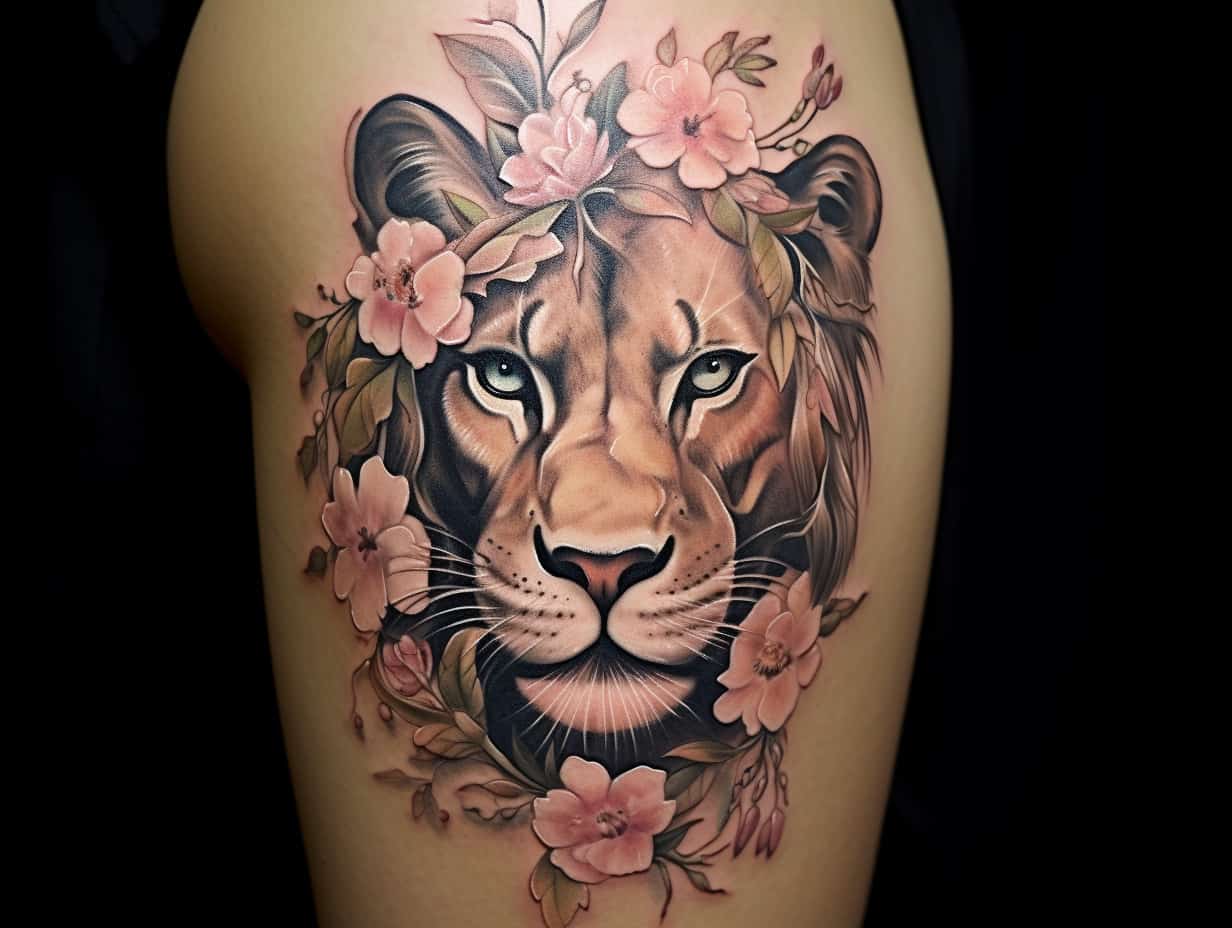 Lioness Tattoo Meaning Embracing Sisterhood, Power, and Strength