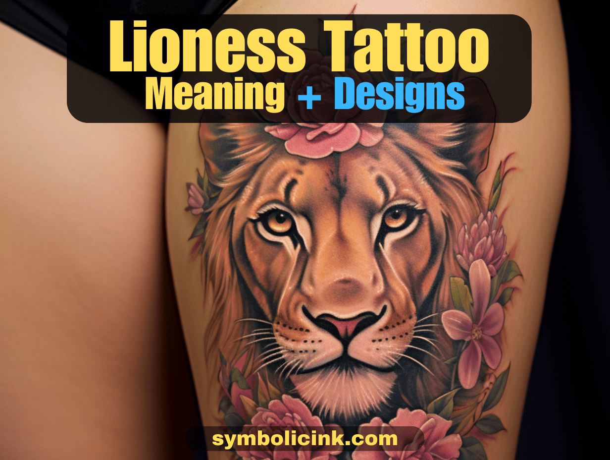 Lioness Tattoo Meaning Embracing Sisterhood, Power, and Strength