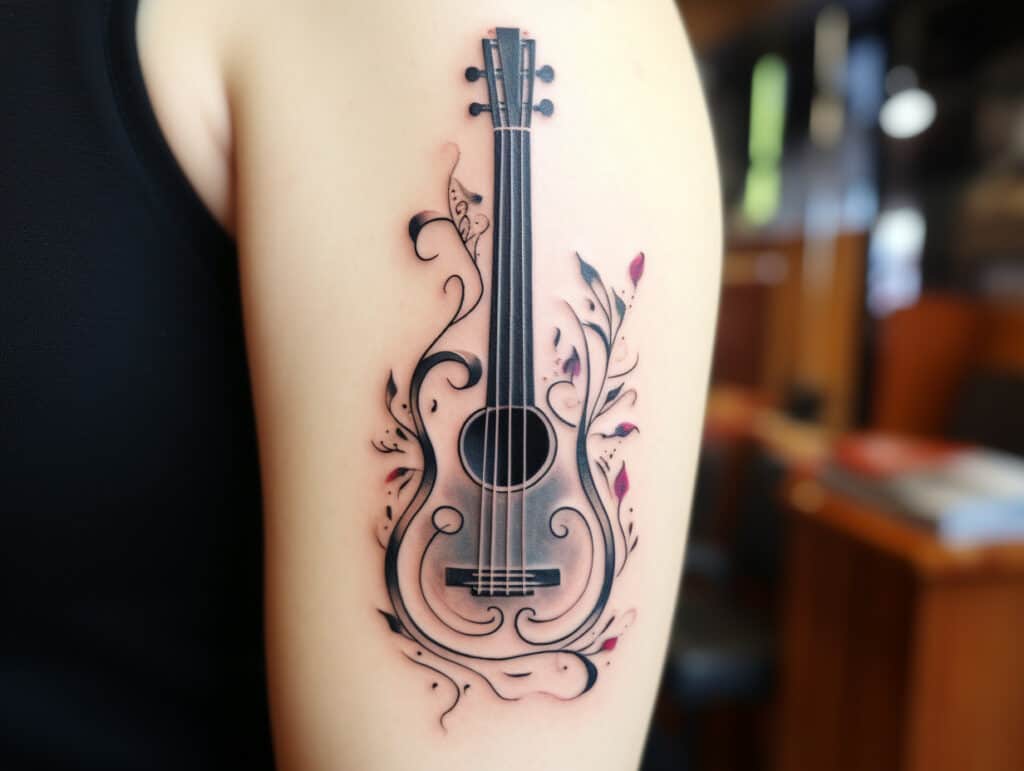 18 Amazing Meaningful Guitar Tattoo Designs + Ideas