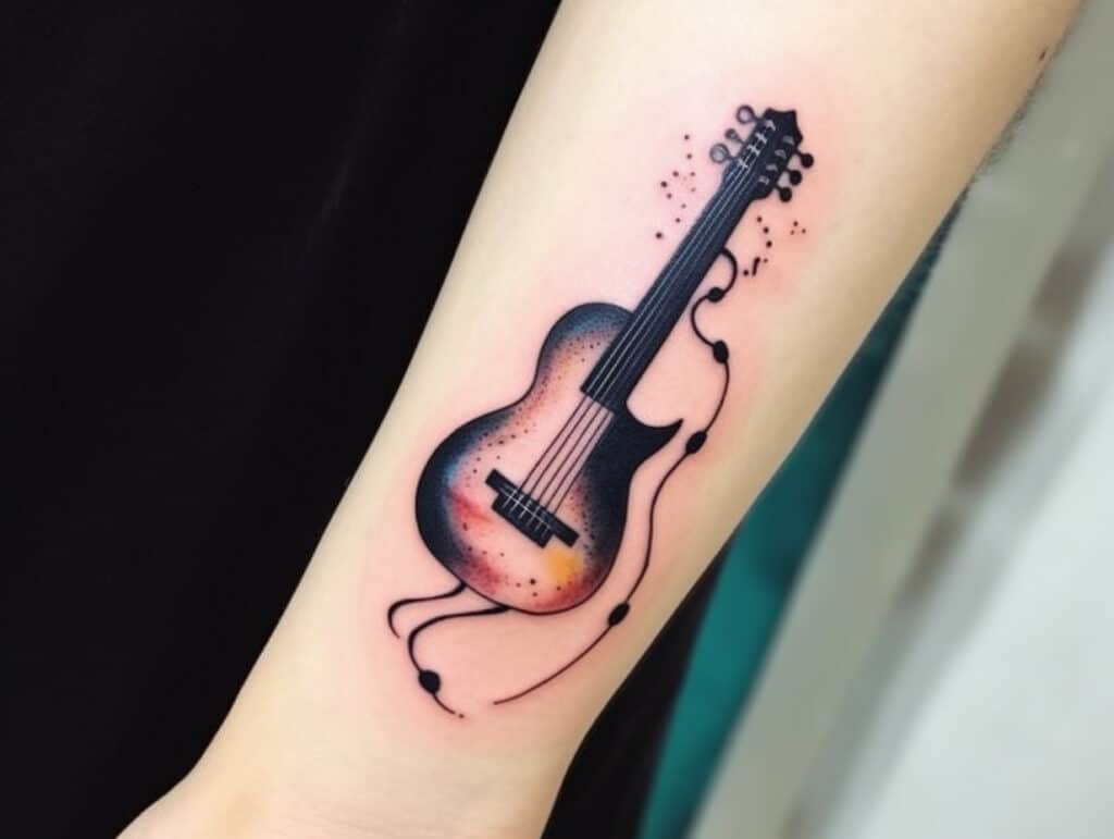 18 Amazing Meaningful Guitar Tattoo Designs + Ideas