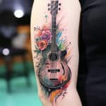 18 Amazing Meaningful Guitar Tattoo Designs + Ideas