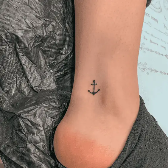 Minimalist Anchor Tattoo