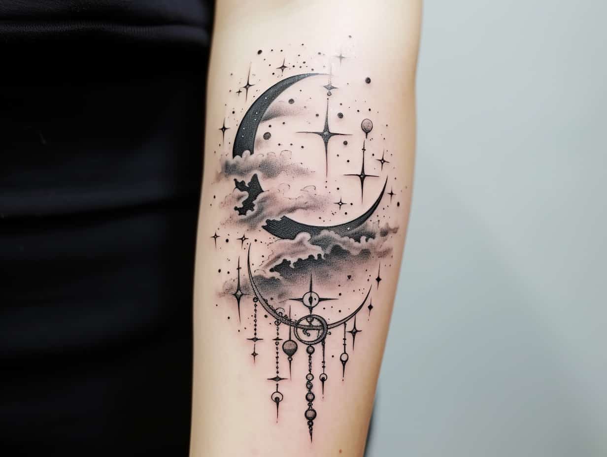 Lunar Mystique: Unveiling the Meaning of Moon Tattoos