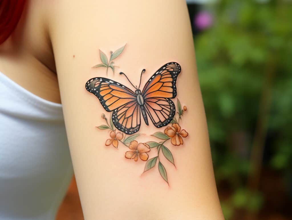 Orange Butterfly Tattoo Meaning
