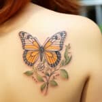 Orange Butterfly Tattoo Meaning: Unveiling the Symbolism of a Colorful Flutter