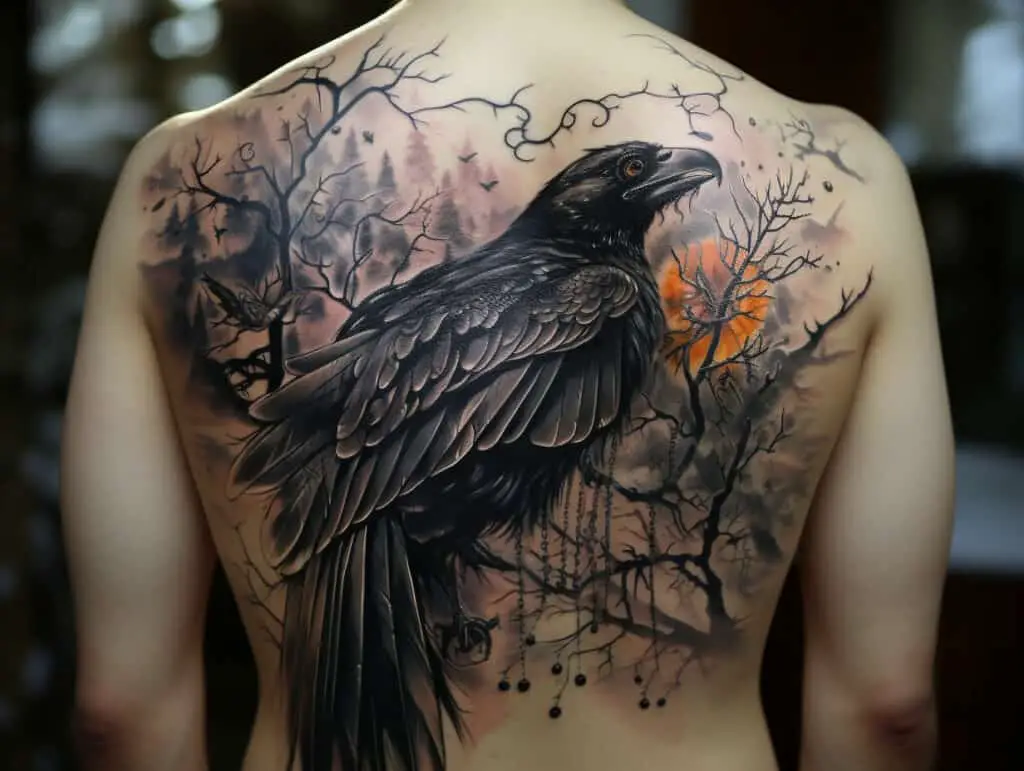 Raven Tattoo Meaning And Symbolism (Wisdom + Protection)