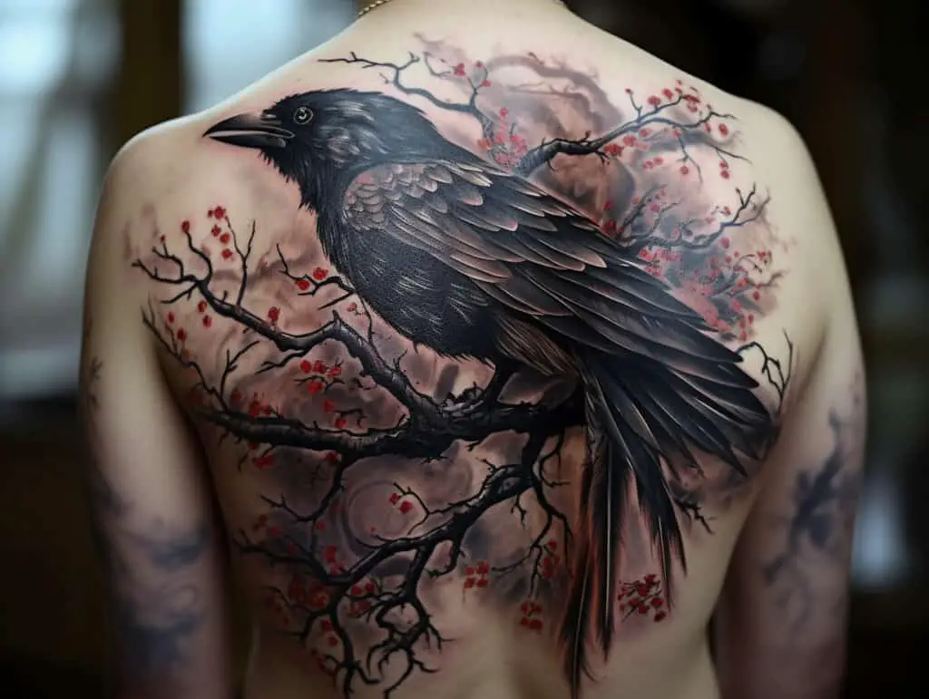 raven tattoo
