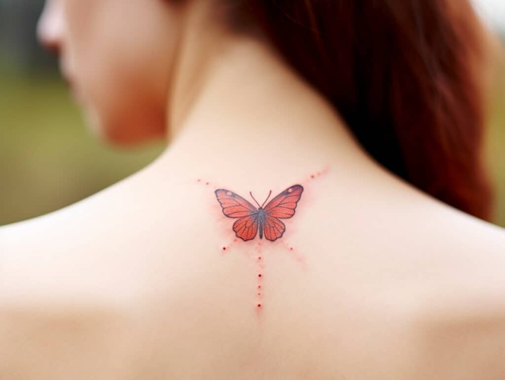 red butterfly tattoo meaning