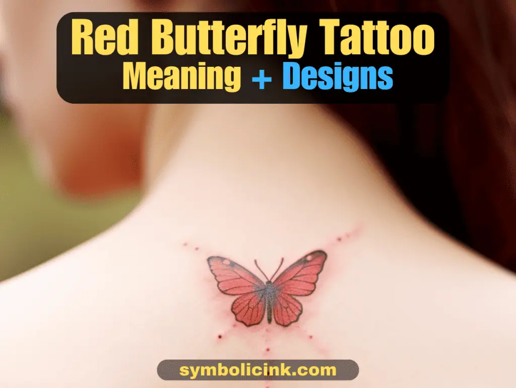 red butterfly tattoo meaning