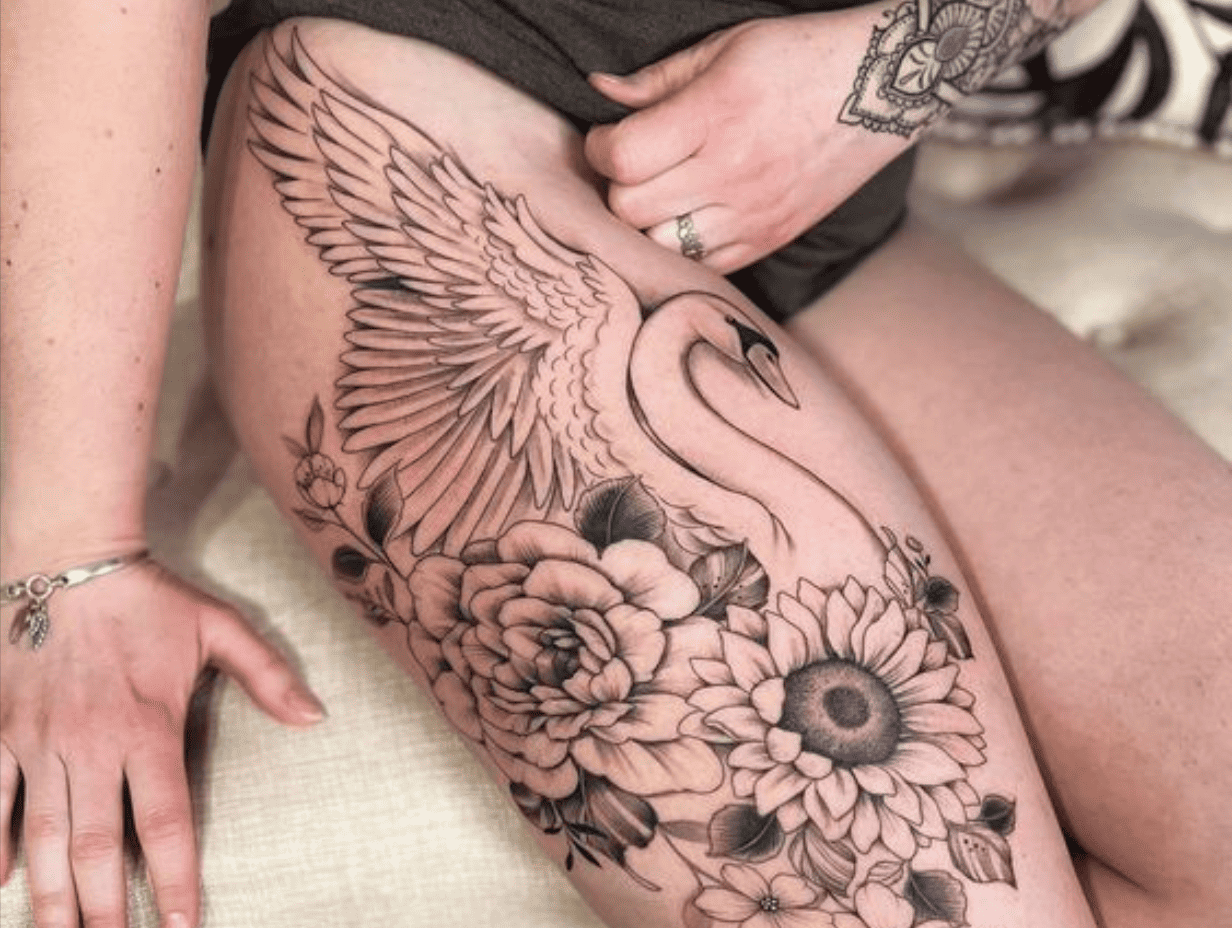 The Elegance: Swan Tattoo Meaning and Designs