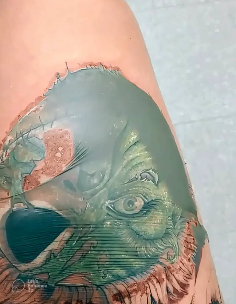 The Tattoo Ink Sack What It Is and How To Treat It