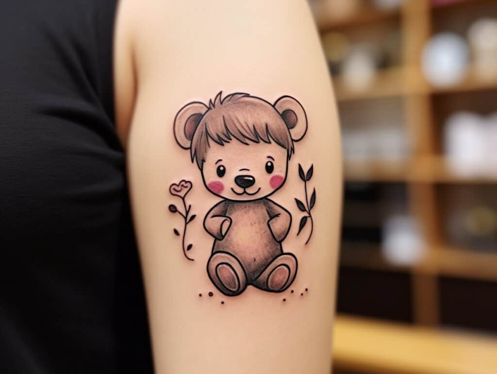 teddy bear tattoo meaning