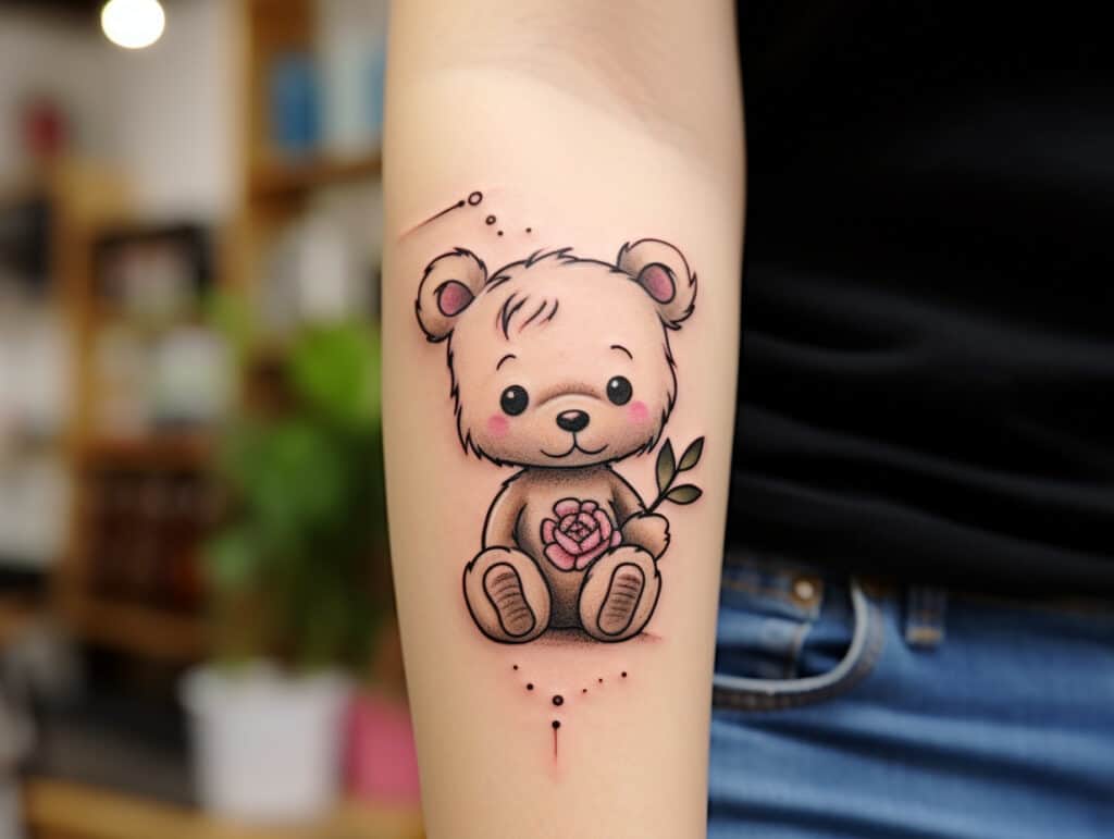 teddy bear tattoo meaning