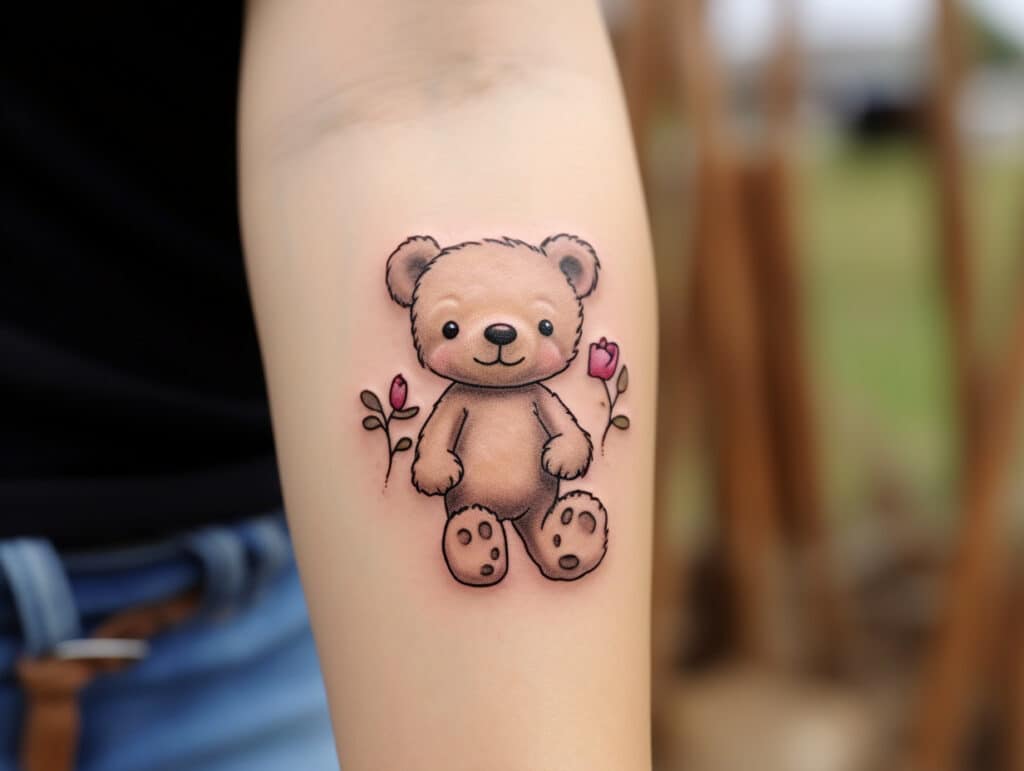 teddy bear tattoo meaning