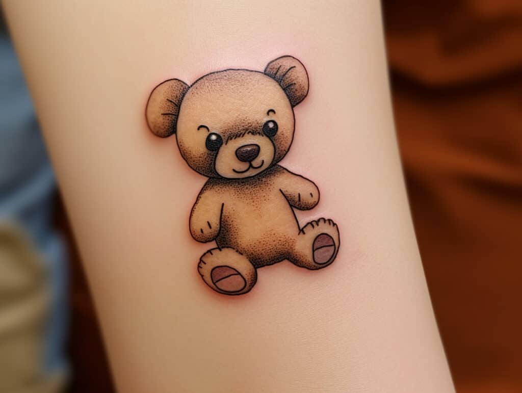 teddy bear tattoo meaning