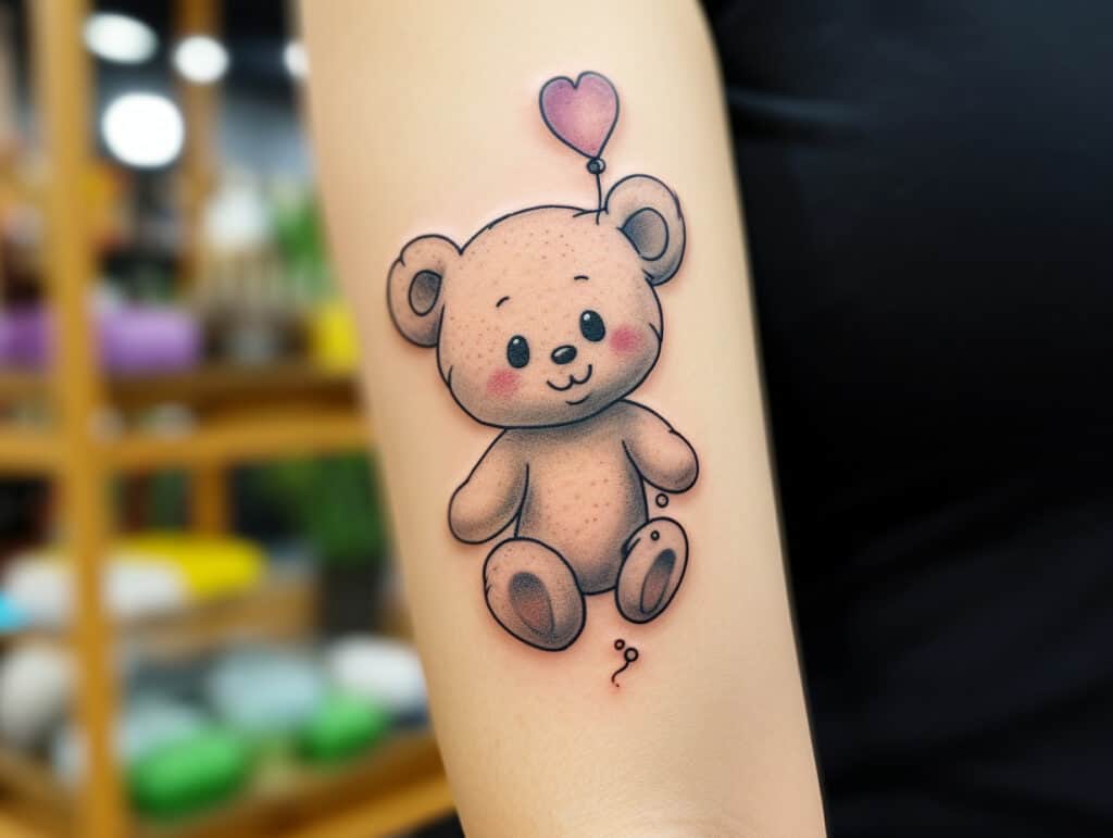 teddy bear tattoo meaning