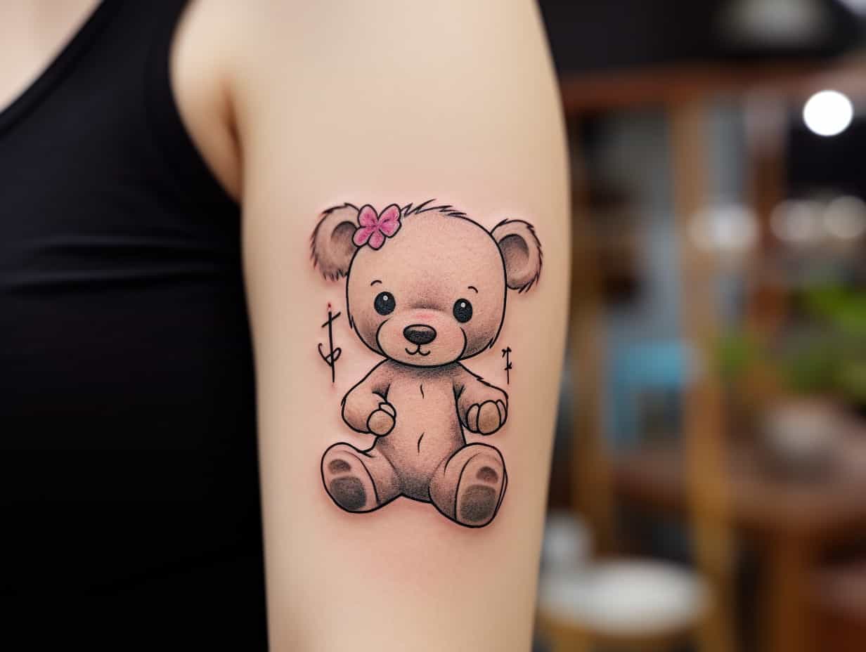 teddy bear tattoo meaning