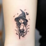 Unleash Your Inner Magic: Adorable Tiny Witch Tattoos You Can’t Resist!